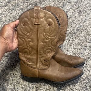 Laredo Brown Leather women’s Cowboy Boots sz 7